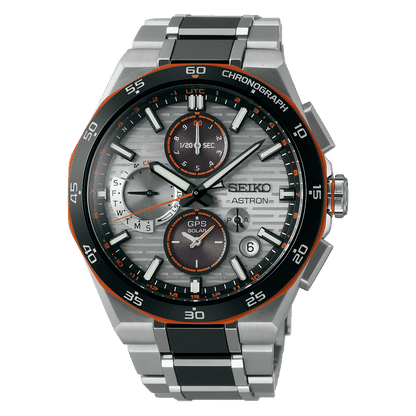Seiko Astron SSH183J1 Herrenuhr • GPS Solar Chronograph • Titan Limitierte Edition, Bild 2