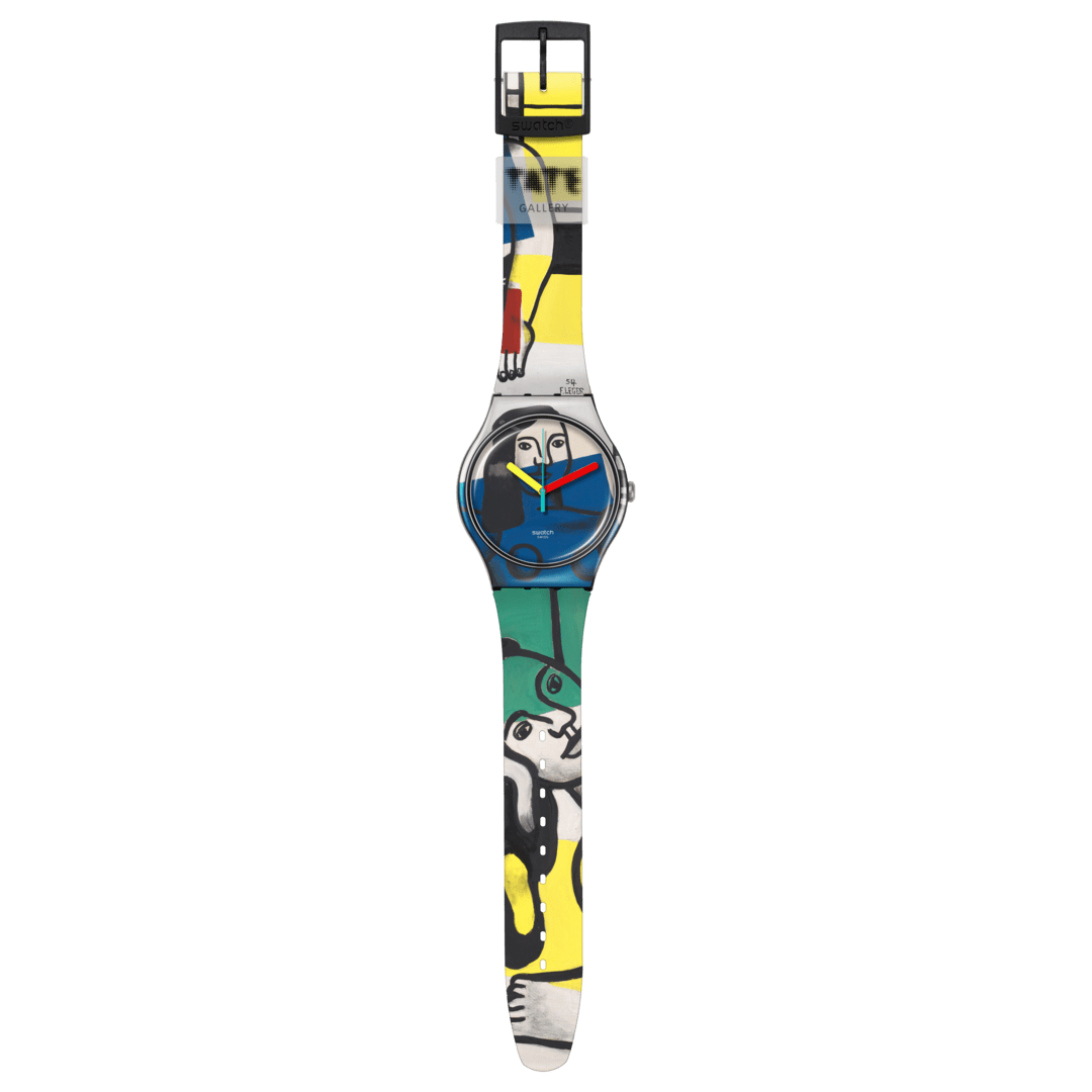 Swatch Originals Large SUOZ363 Armbanduhr Schwarz • Swatch x Tate Gallery Collection • Künstler-Zifferblatt, Bild 4