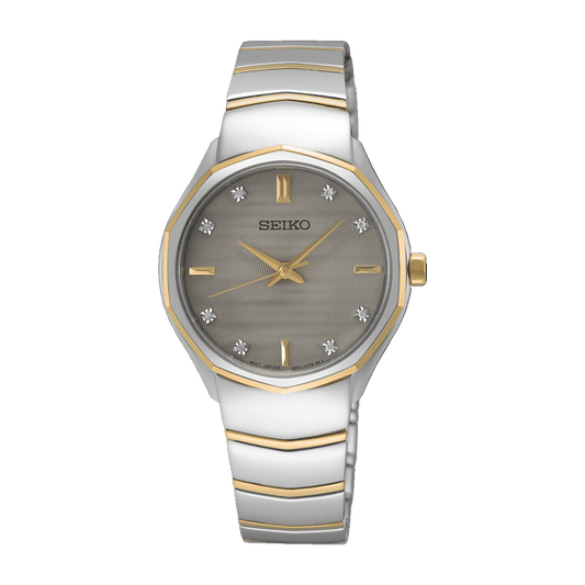 Seiko Classic SUR616P1 Damenuhr Silber • Saphirglas • Quarzwerk mit Diamanten