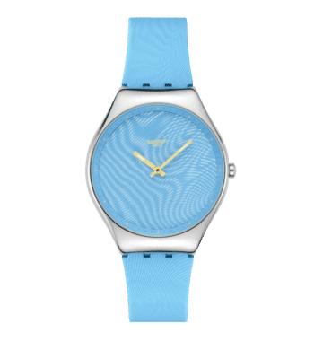 Swatch Skin Irony SYXS164 Damen Armbanduhr Blau • Ultra-flaches Skin-Gehäuse • Irisierendes Design, Bild 3