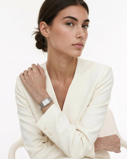Mockberg Timeless Grand MO312 Damen Armbanduhr Silber • Mineralglas • Miyota Quarzwerk, Bild 11