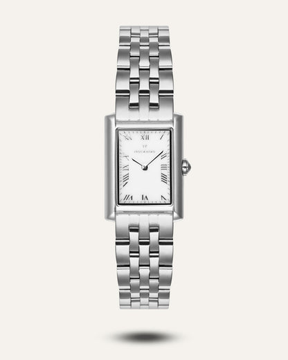 Mockberg Timeless Grand MO312 Damen Armbanduhr Silber • Mineralglas • Miyota Quarzwerk