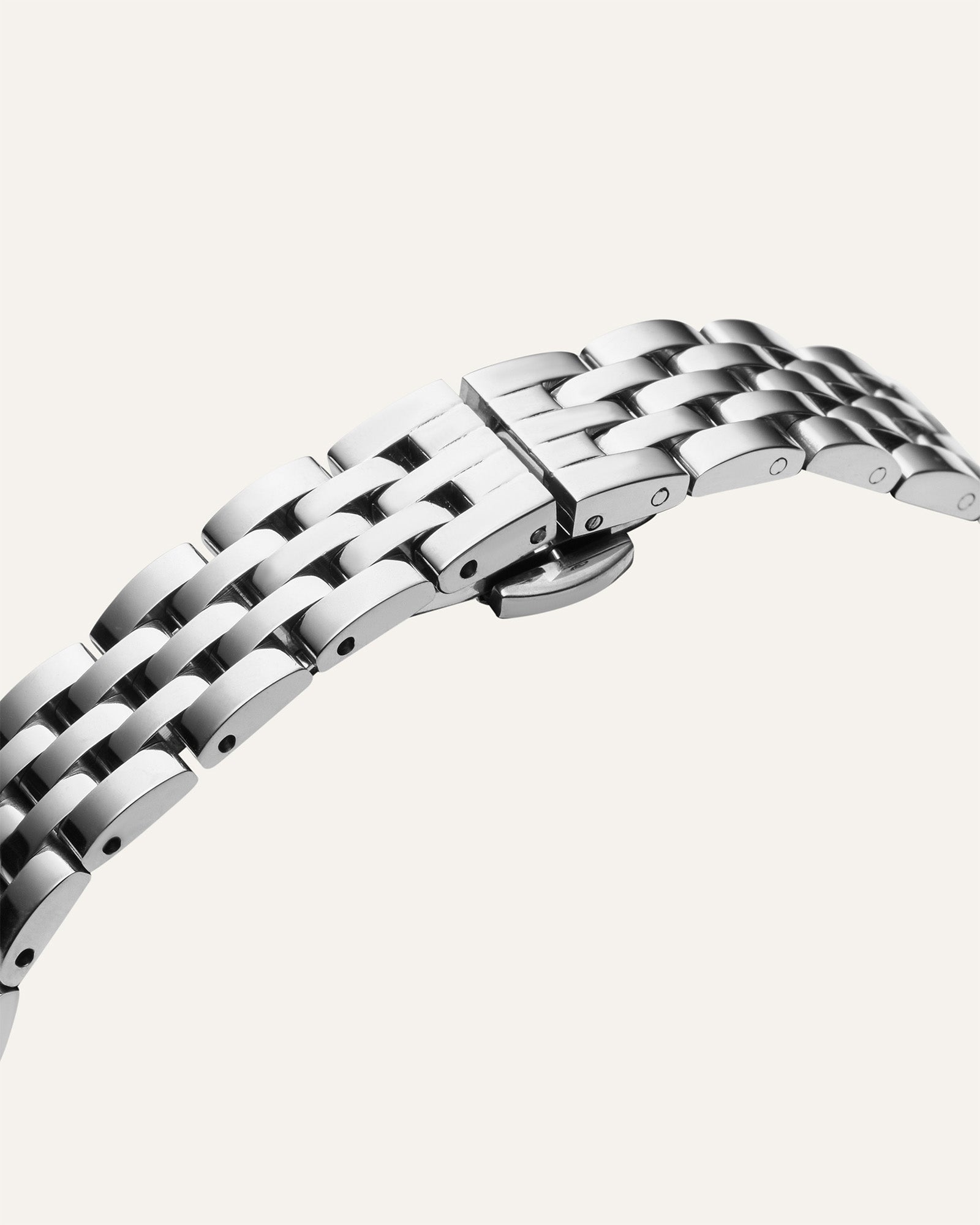 Mockberg Timeless MO875 Damen Armbanduhr Silber • Römische Ziffern • Mineralglas, Bild 5