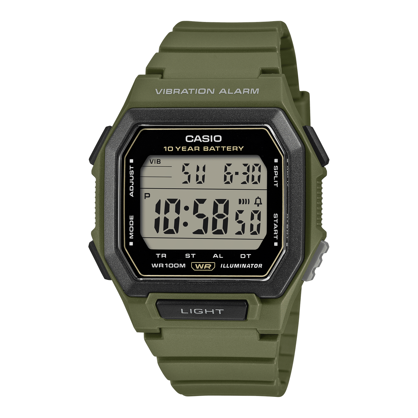 Casio Timeless W-738H-3AVEF Herrenuhr • Vibrationsalarm • 10 Bar Wasserdicht, Bild 2