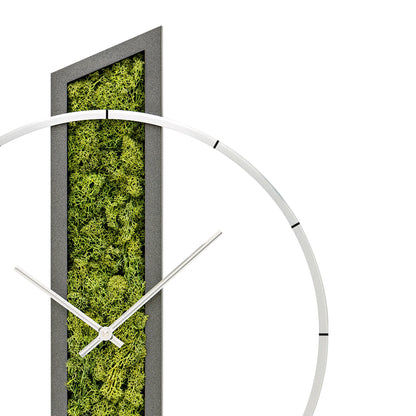 AMS Design W9605 Wanduhr • Massivholzgehäuse • Aluminium-Frontring