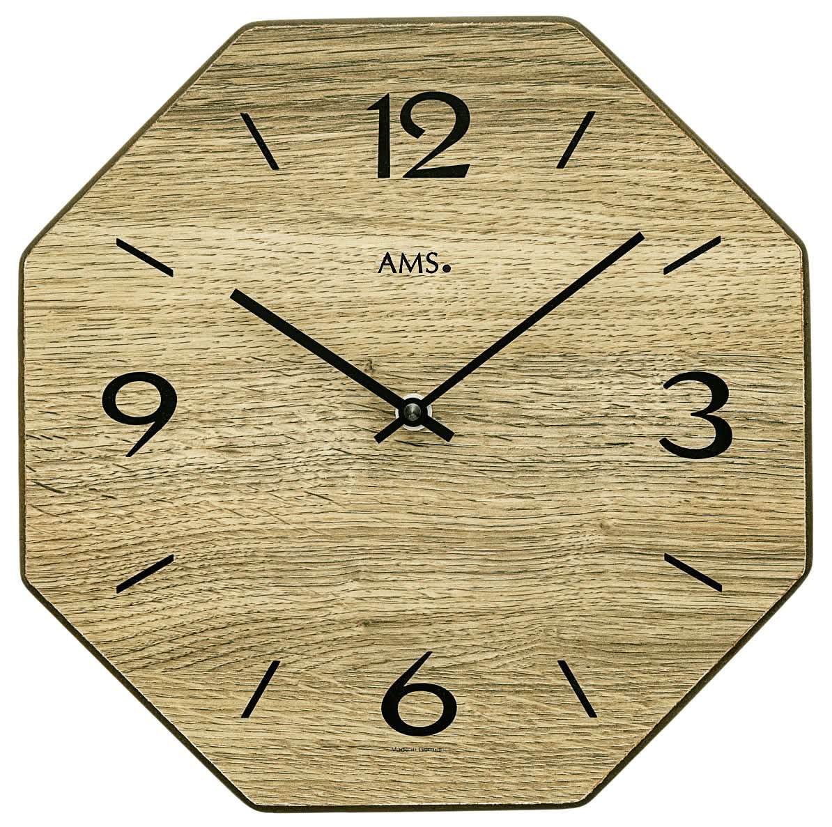 Orologio da parete AMS • Movimento preciso • Lavorazione di alta qualità