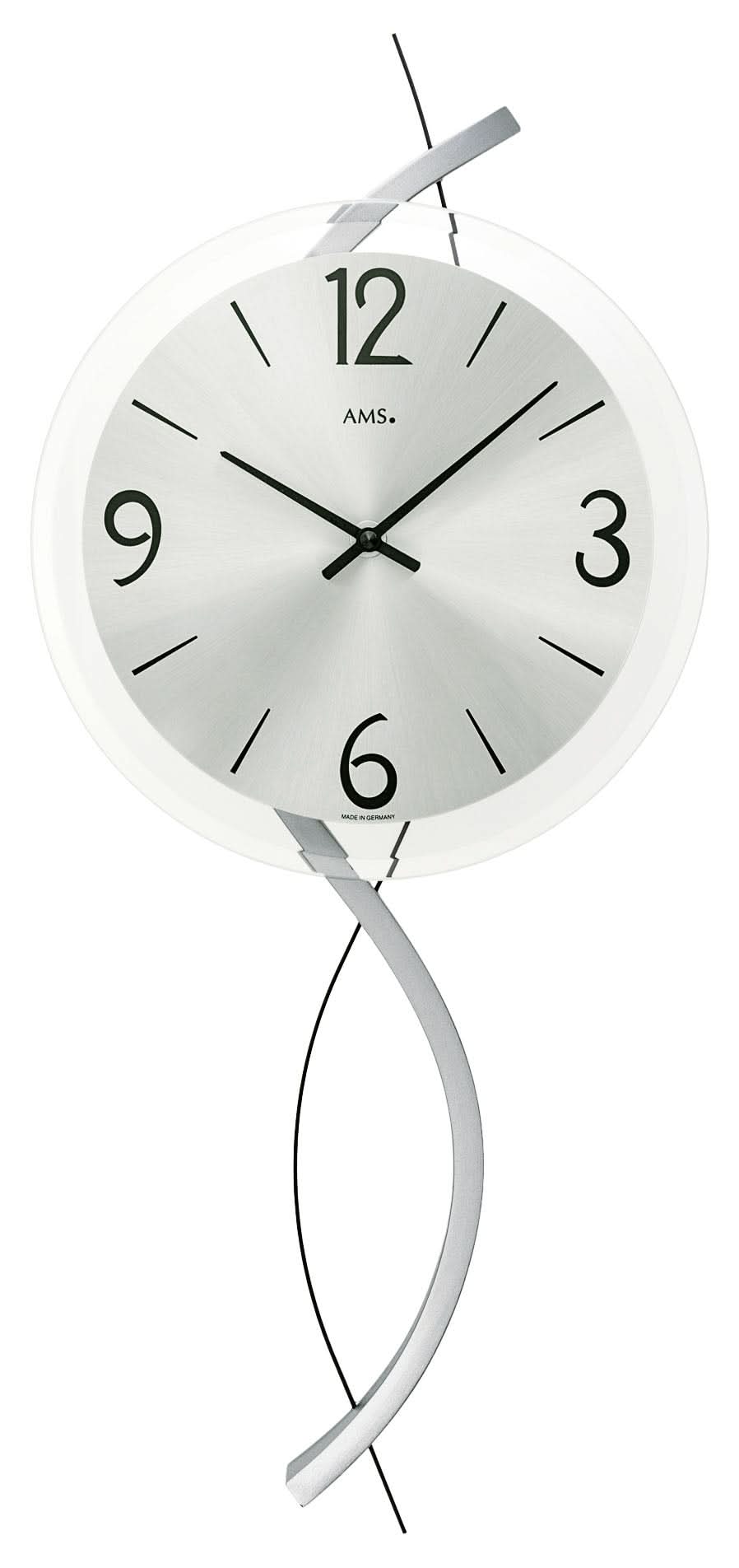 Orologio da parete AMS • Movimento preciso • Design moderno