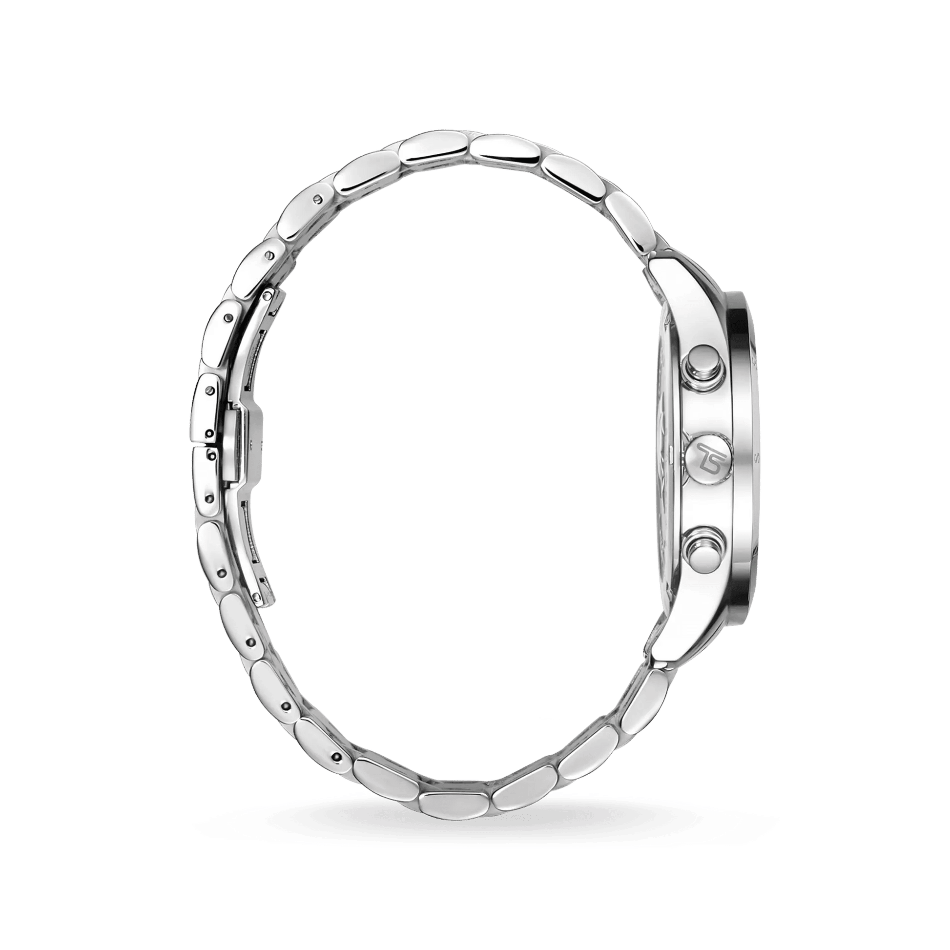Thomas Sabo Rebel Urban WA0015-201-203 Herren Chronograph Silber • Mineralglas mit Saphirbeschichtung • 5 ATM Wasserdicht