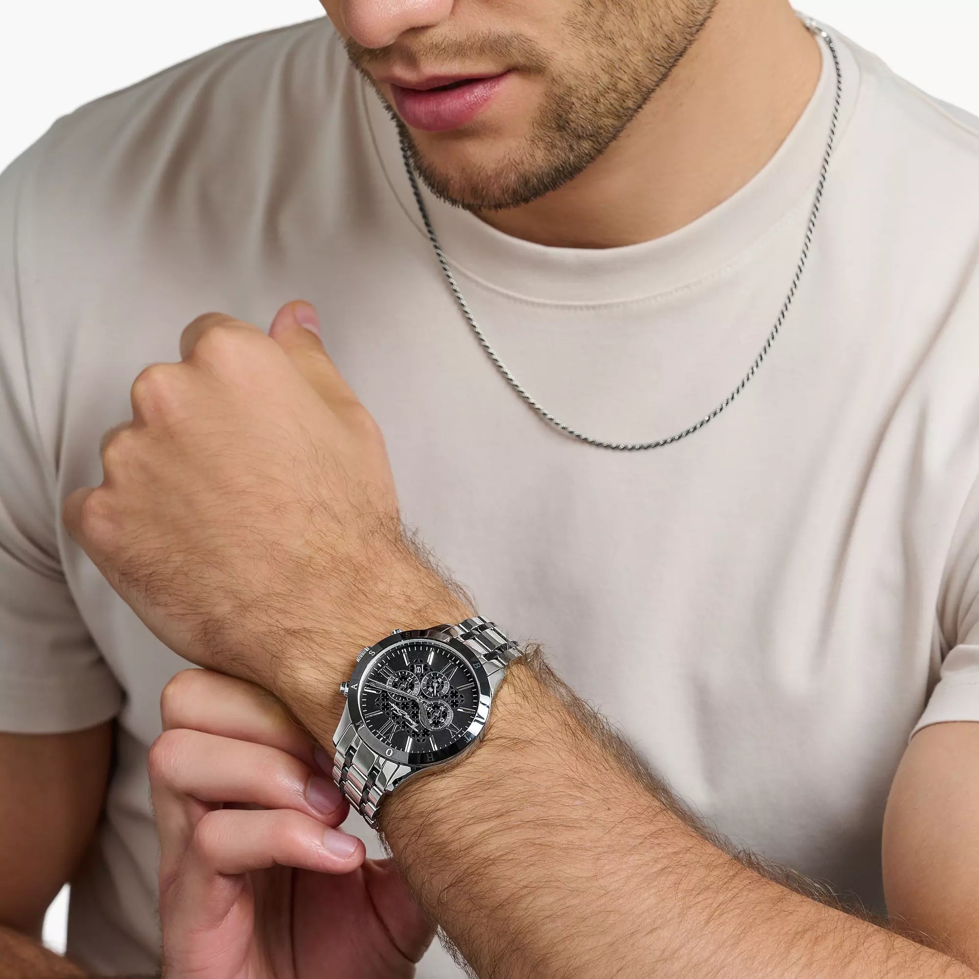 Thomas Sabo Rebel Urban WA0139-222-203 Herren • Chronograph • Mineral- & Saphirglas, Bild 4