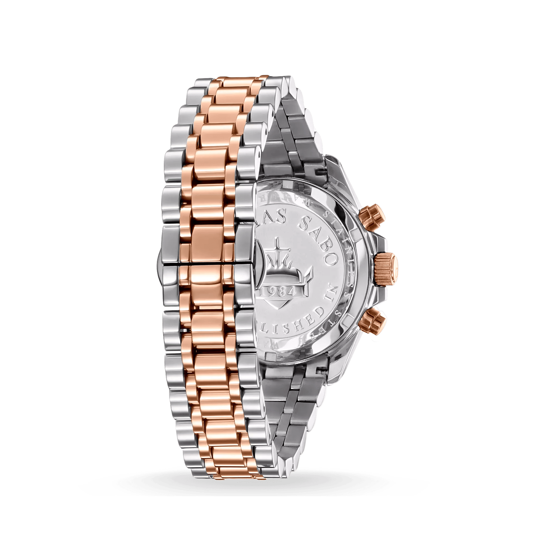 Thomas Sabo Divine WA0221-272-201 Damen Armbanduhr Bicolor • Chronograph • Mineralglas mit Saphirbeschichtung, Bild 2