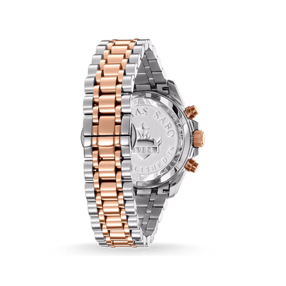 Thomas Sabo Divine WA0221-272-201 Damen Armbanduhr Bicolor • Chronograph • Mineralglas mit Saphirbeschichtung, Bild 2
