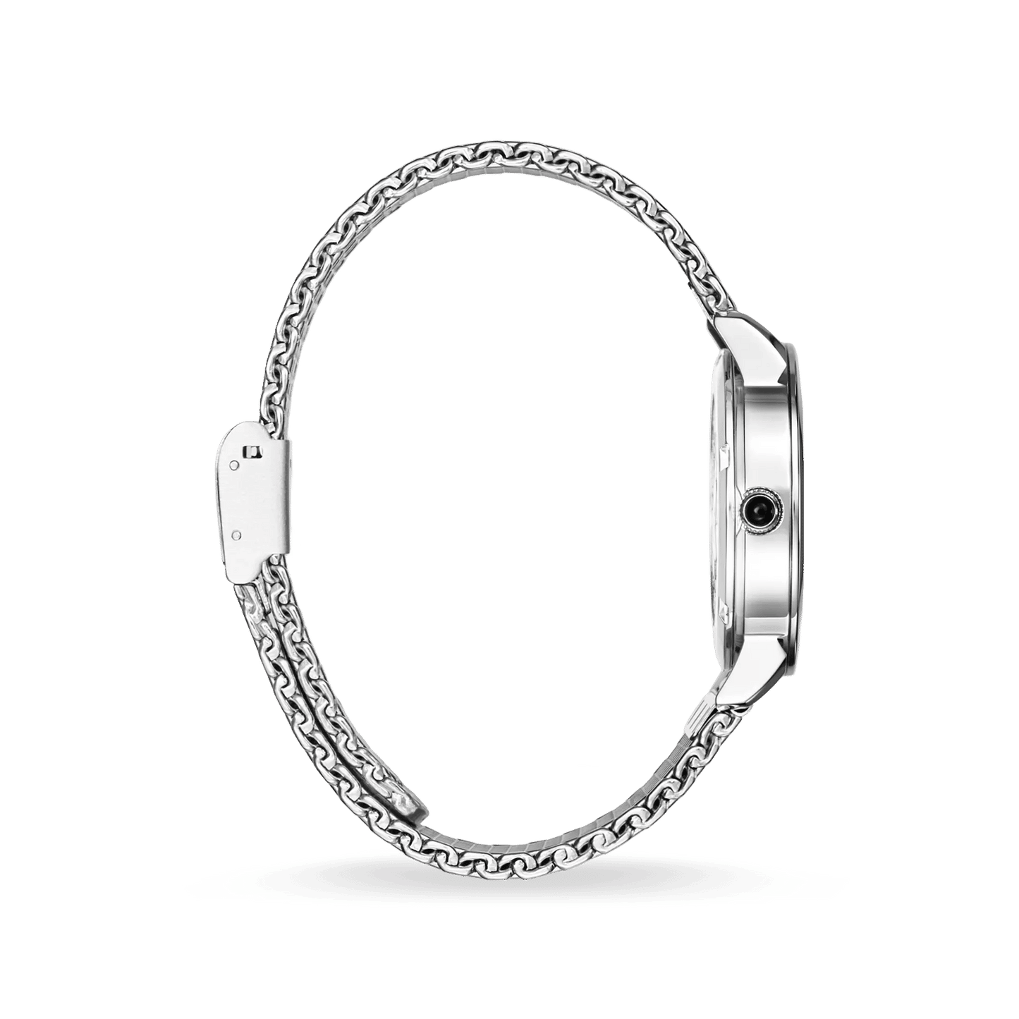 Thomas Sabo Glam Spirit WA0248-201-201 Damen Armbanduhr Silber • Milanaise-Armband aus Edelstahl • Mineralglas