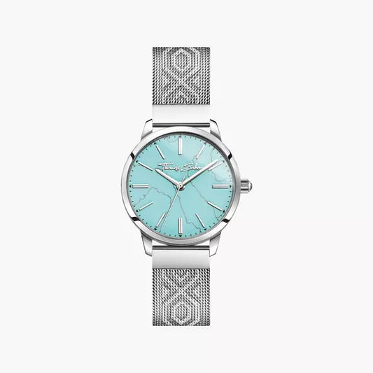 Thomas Sabo Arizona Spirit WA0343-201-215 Damen Armbanduhr Türkis • Mineralglas Saphirbeschichtet • Ethno-Gravuren