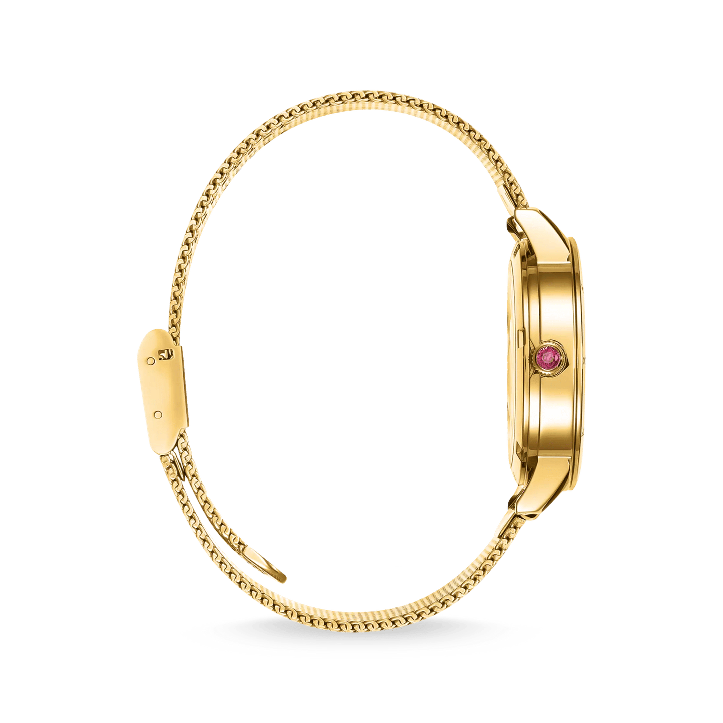 Thomas Sabo WA0384-264-207 Damen Armbanduhr Gold • Milanaise-Armband aus Edelstahl • Schlange in 3D-Optik, Bild 2