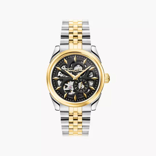 Thomas Sabo WA0410-291-203 Herrenuhr Bicolour • Automatikwerk Miyota 8N40 • Saphirglas