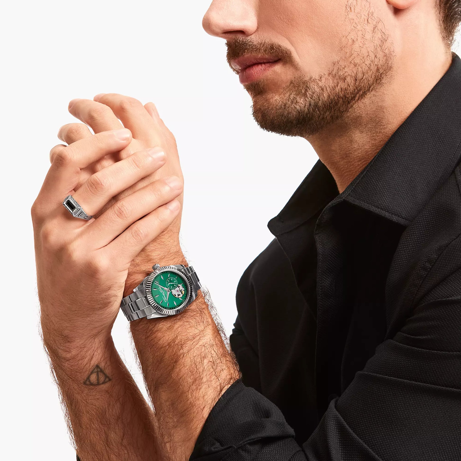 Thomas Sabo WA0419-201-211 Damen Armbanduhr Smaragdgrün • Automatikwerk Miyota 8N40 • Saphirglas entspiegelt, Bild 5