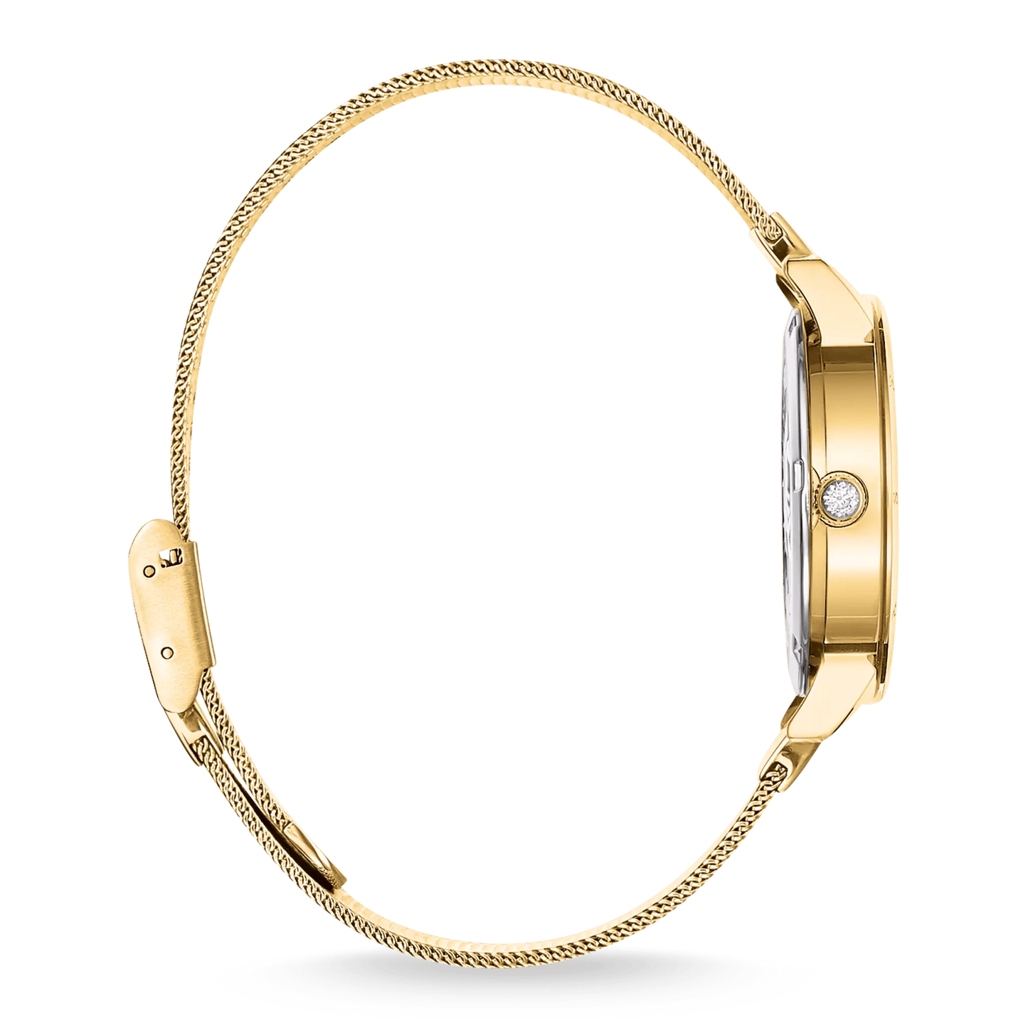 Thomas Sabo Spirit Magic Garden WA0422-264-207 Damenuhr Schwarz-Gold • Milanaise-Armband • Mineralglas mit