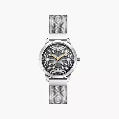 Thomas Sabo Spirit Magic Garden WA0423-201-201 Damenuhr Silber • Milanaise-Armband • Mineralglas saphirbeschichtet