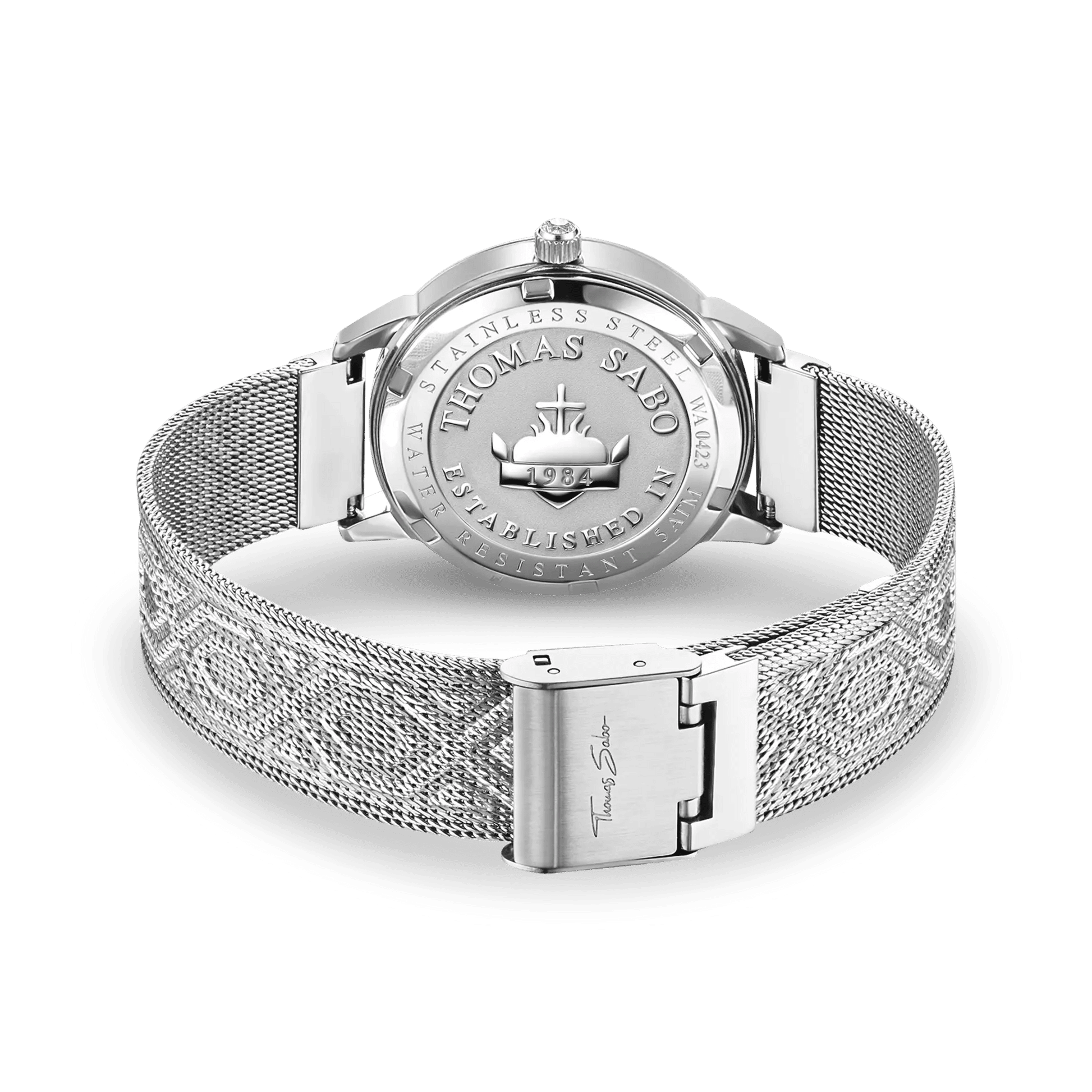 Thomas Sabo Spirit Magic Garden WA0423-201-201 Damenuhr Silber • Milanaise-Armband • Mineralglas saphirbeschichtet, Bild 3