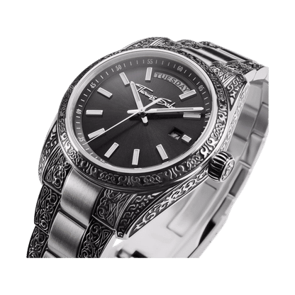 Thomas Sabo Rebel at Heart Revive WA0427-201-201 Unisex • Graviermuster-Design • Mineral-Saphirglas, Bild 3