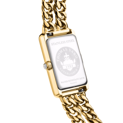 Thomas Sabo Bold Elegance WA0452-291-203 Damenuhr Schwarz • Mineralglas mit Saphirbeschichtung • Zirkonia-Steine, Bild 2
