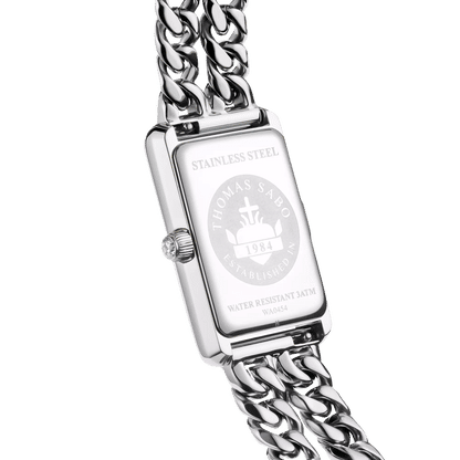 Thomas Sabo Bold Elegance WA0454-201-204 Damenuhr Pink • Mineralglas mit Saphirbeschichtung • 3 ATM Wasserdicht, Bild 2