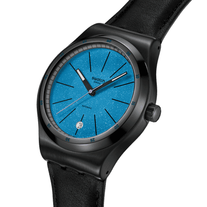 Swatch Sistem51 Irony YIB408 Armbanduhr Schwarz • Automatikwerk mit 90h Gangreserve • Leuchtzeiger & Sichtboden, Bild 3