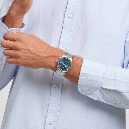 Swatch Sistem 51 Irony YIS435G Shimmer At Dusk Herrenuhr Blau • Automatikwerk SISTEM51 • Leuchtzeiger, Bild 2