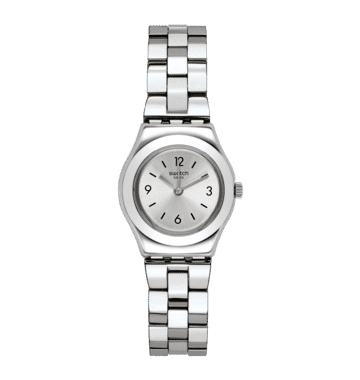 Swatch Irony XS YSS300G Damenuhr Silber • Poliertes Edelstahlgehäuse • Triple-Link-Armband, Bild 8