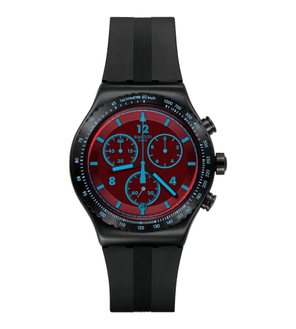 Swatch Irony Chrono New YVB417 Herren • Chronograph • Crimson Mystique