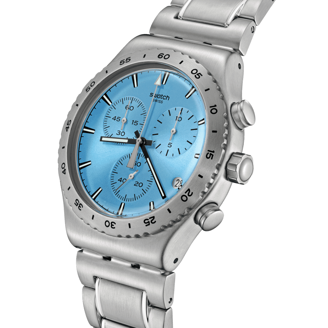Swatch Irony Chrono New YVS528G Damen • Chronograph • Pfirsichfarben, Bild 3