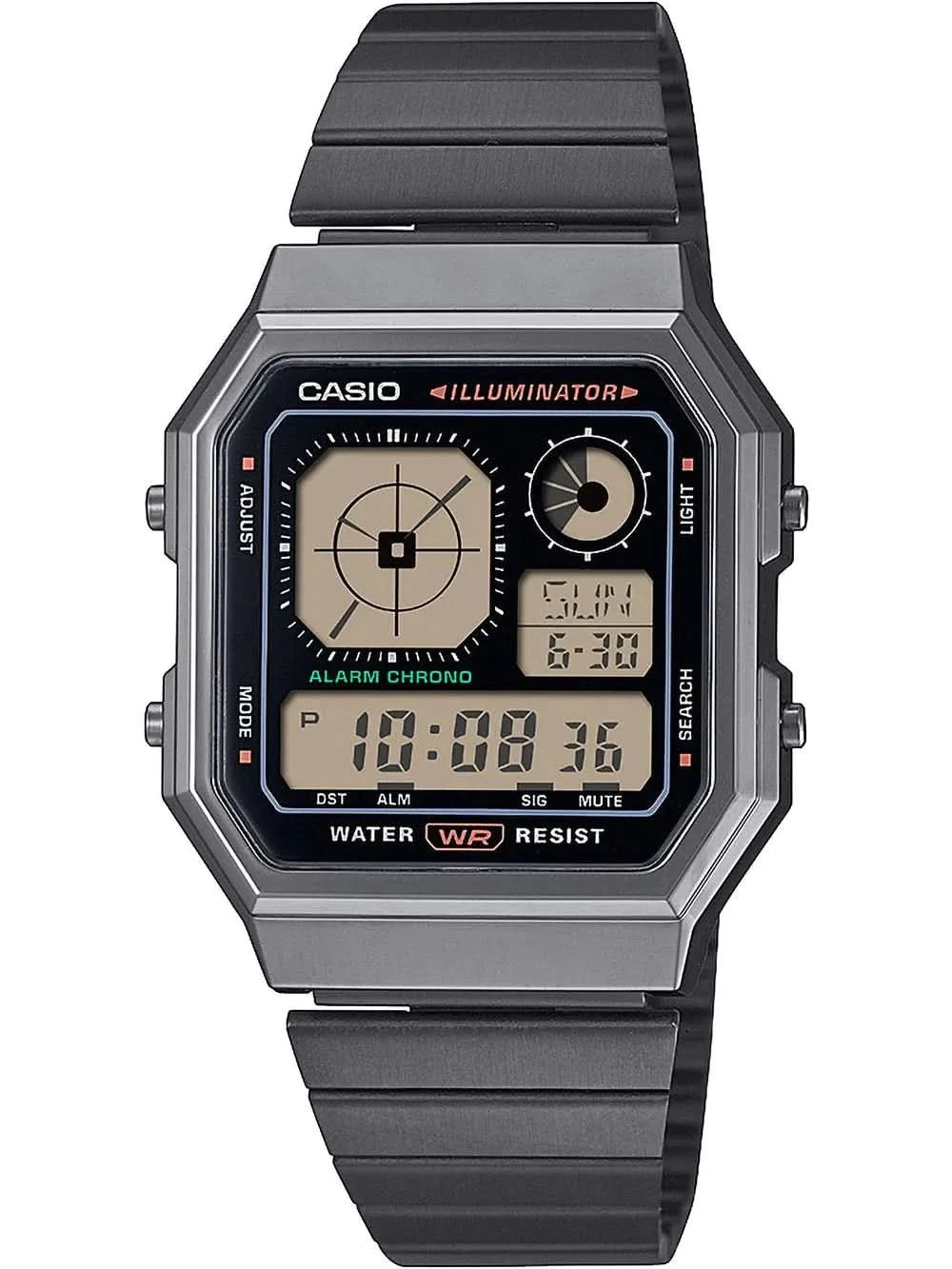 Casio Vintage A130WEGG-1AEF Orologio • Iconico Design Retrò • Gunmetal