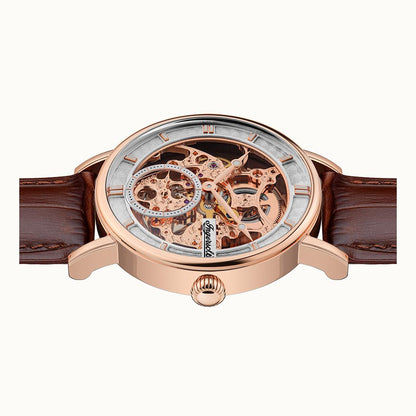 Ingersoll 1892 The Herald I00401B Herren Armbanduhr Roségold • Skelettwerk • Automatikwerk, Bild 3