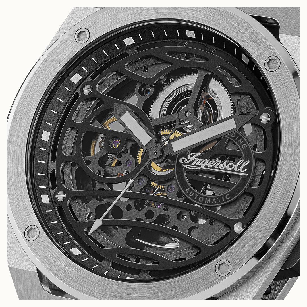 Ingersoll The Springfield I15203 Herrenuhr • Automatikwerk • Skelett-Zifferblatt, Bild 2
