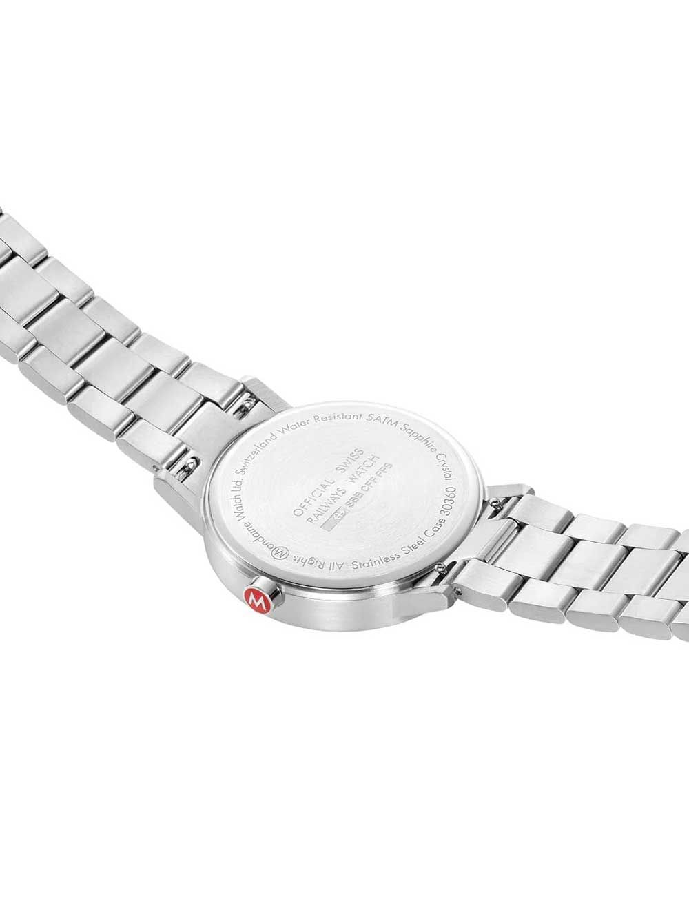Mondaine Classic A660.30360.11SBJ Herrenuhr Silber • Saphirglas • Schweizer Quarzwerk, Bild 5