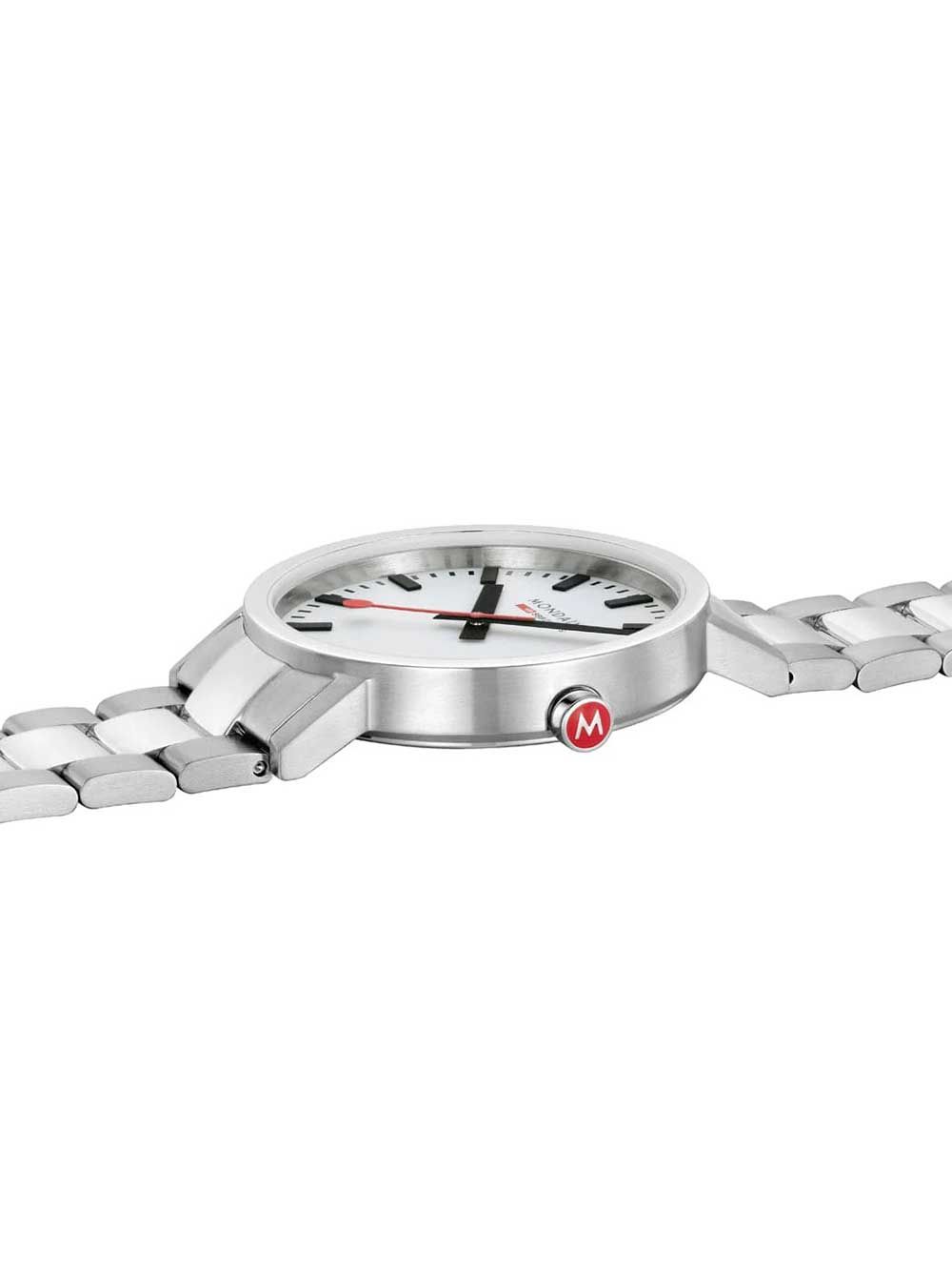Mondaine Classic A660.30360.11SBJ Herrenuhr Silber • Saphirglas • Schweizer Quarzwerk, Bild 4