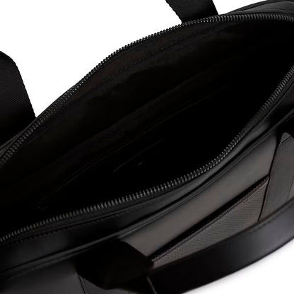 Tommy Hilfiger TH Foundation AM0AM14727BDS Laptop-Tasche Schwarz • Abnehmbarer Schulterriemen • Gepolstertes Laptop-Fach