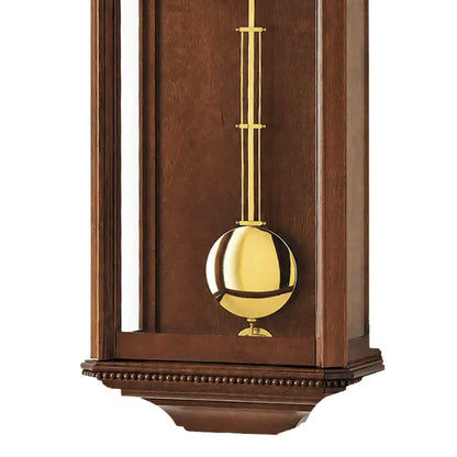 Zegar ścienny AMS Regulator R663/1 orzech • 14-dniowy mechanizm BimBam • obudowa z litego drewna