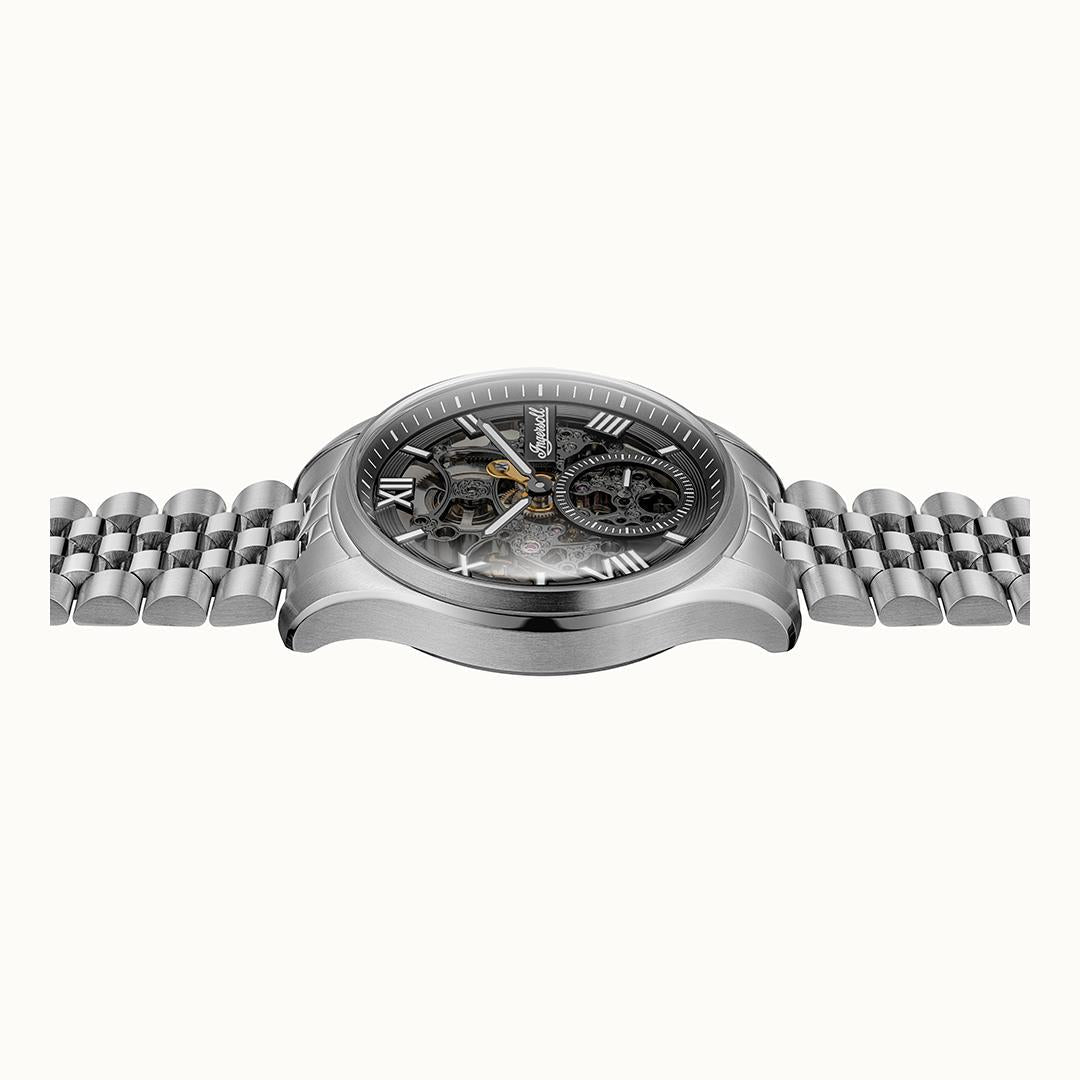Ingersoll The Maverick I17403 Herrenuhr Silber • Automatikwerk • Skelett-Zifferblatt, Bild 4