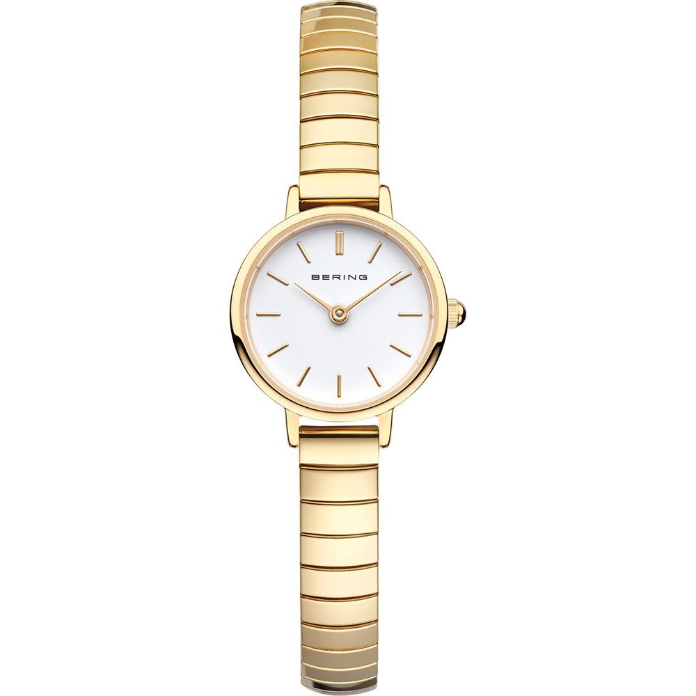 Bering Classic 11028-934 Damen Armbanduhr Weiß • Saphirglas • Solar-Quarzwerk