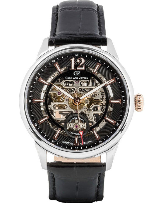 Carl von Zeyten Schramberg CVZ0080BKRS Herrenuhr Schwarz • Automatikwerk • Limited Edition 999