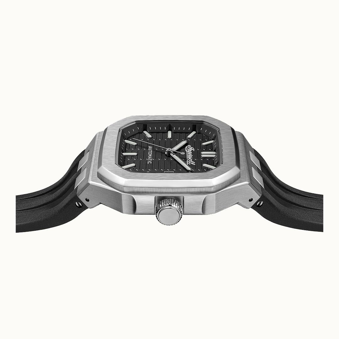 Ingersoll 1892 The Yield I17803 Herren Armbanduhr Schwarz • Automatikwerk • Leuchtzeiger mit Datumsanzeige, Bild 3