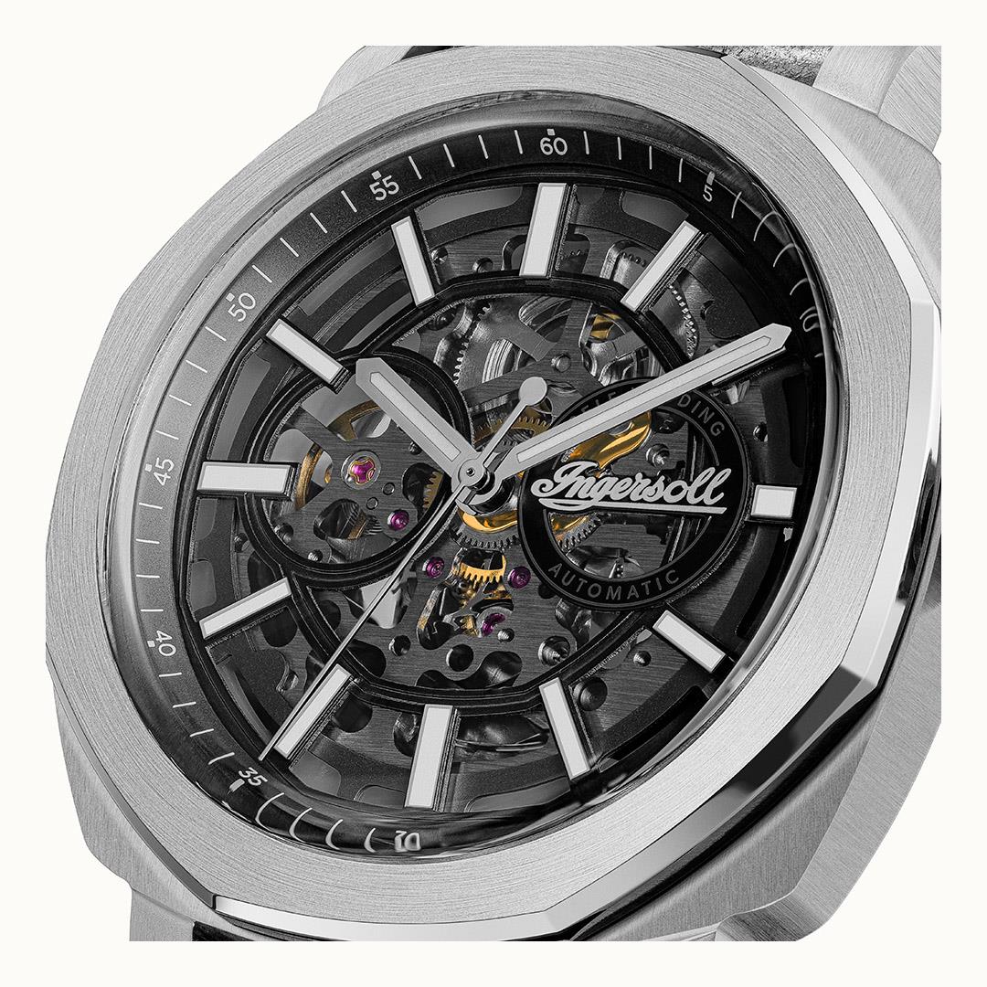 Ingersoll 1892 The Outrider I16401 Herren Armbanduhr Schwarz • Automatikwerk • Mineralglas kratzfest, Bild 2