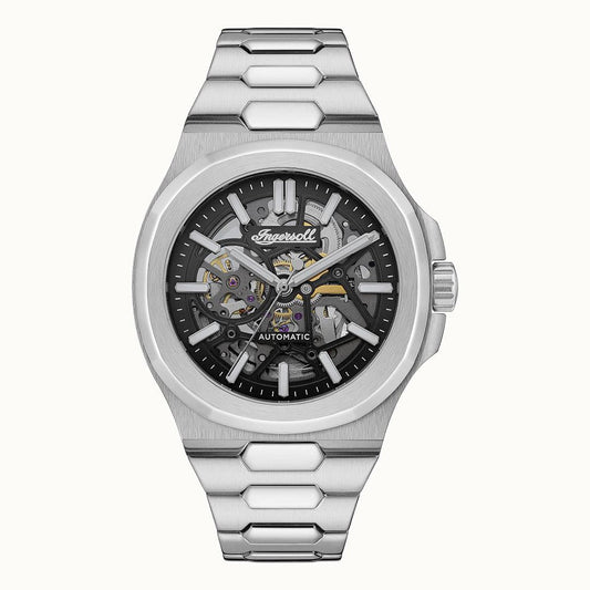 Ingersoll The Catalina I12501 Herrenuhr Silber • Automatikwerk • Mineralglas