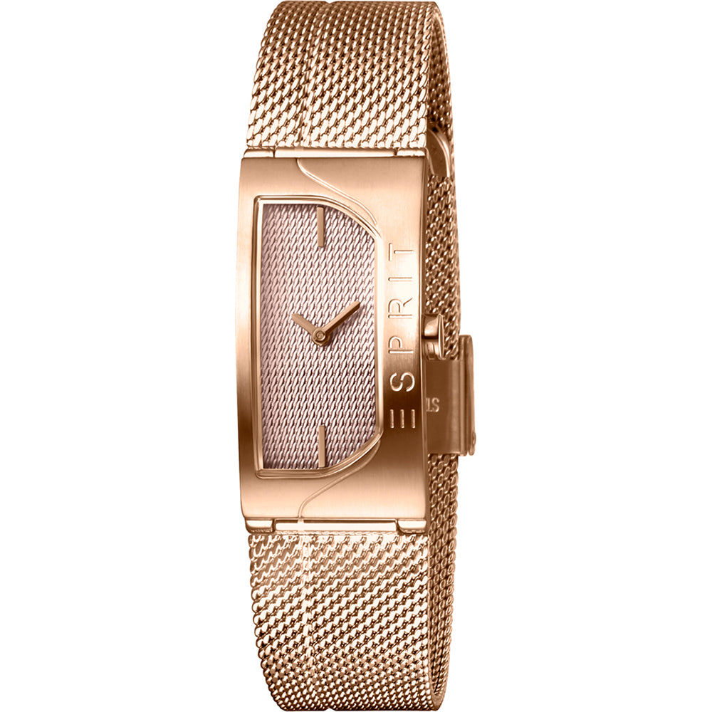 Esprit Houston Blaze ES1L045M0045 Damenuhr Roségold • Eckiges Gehäuse • Mineralglas