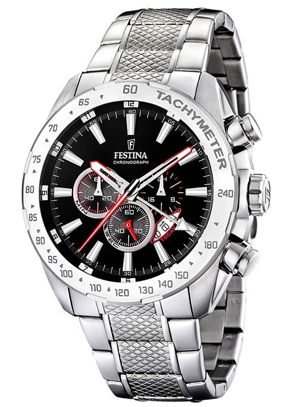 Festina Sport Chronograph F16488/5 Herren • Tachymeter-Lünette • Mineralglas