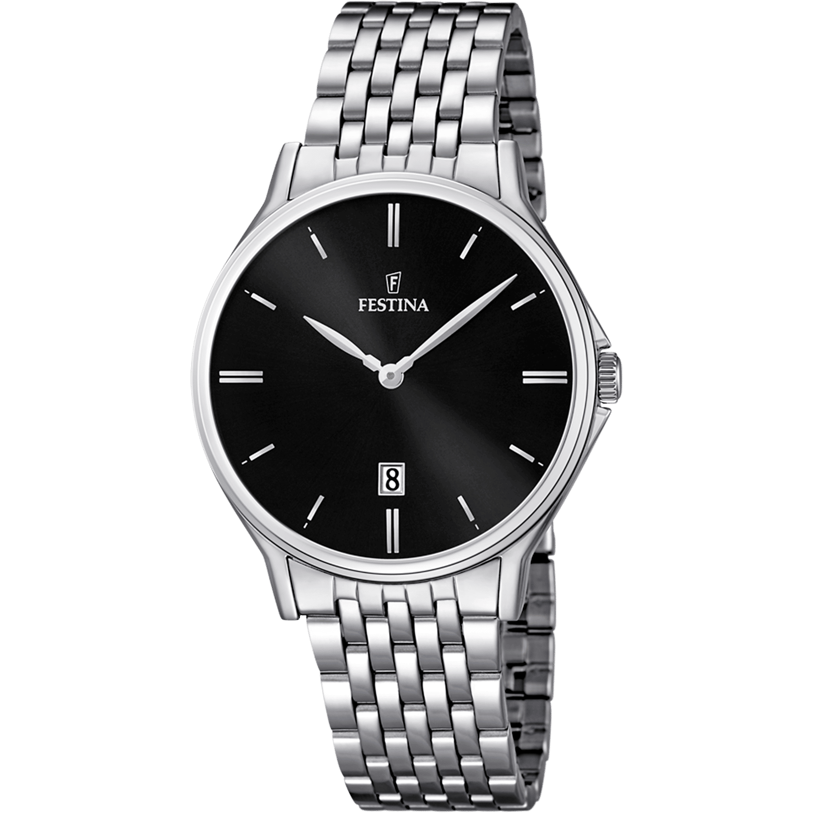Festina Classics F16744/4 Herrenuhr Schwarz • Mineralglas • Quarzwerk
