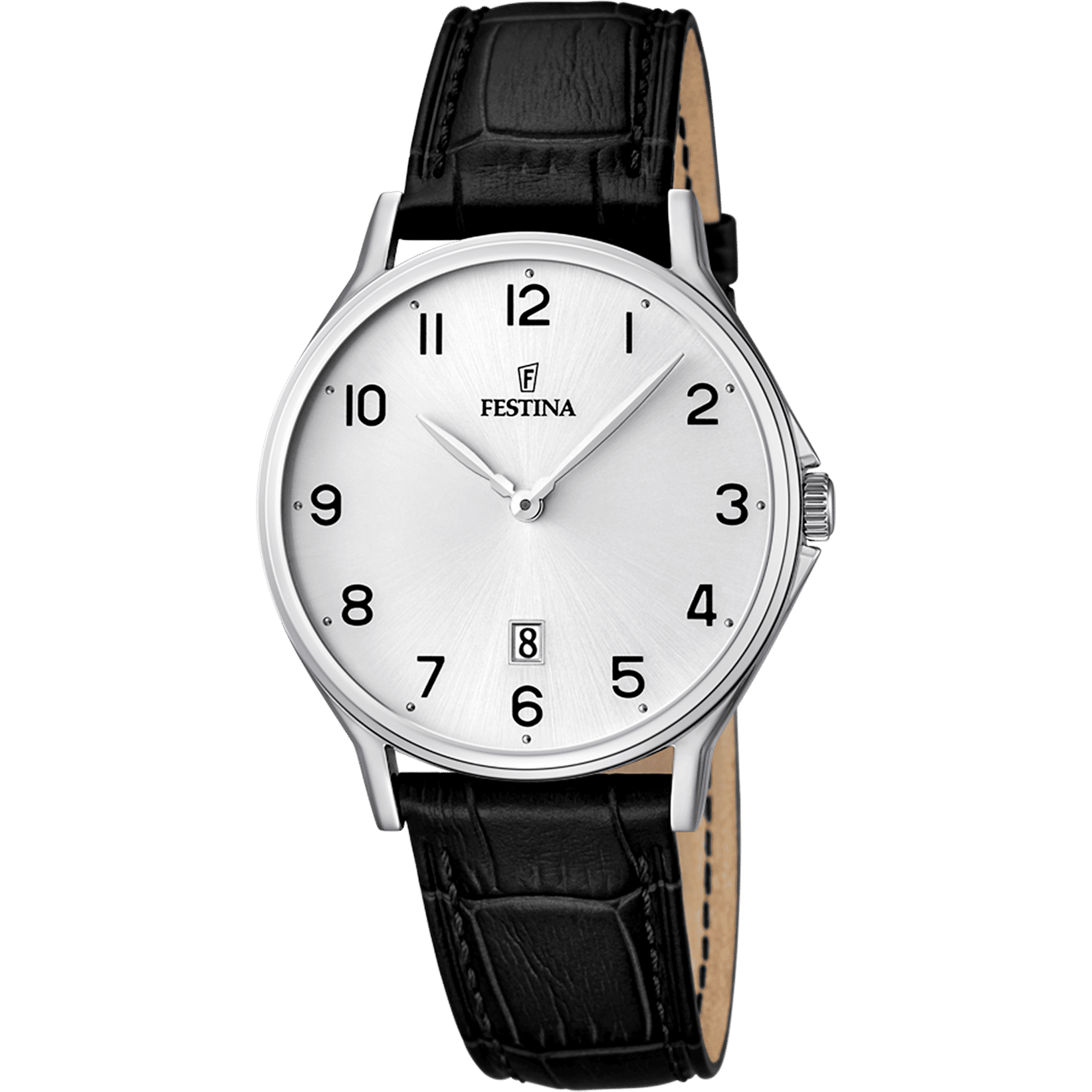Festina Classics F16745/1 Herrenuhr • Mineralglas • Echtlederarmband