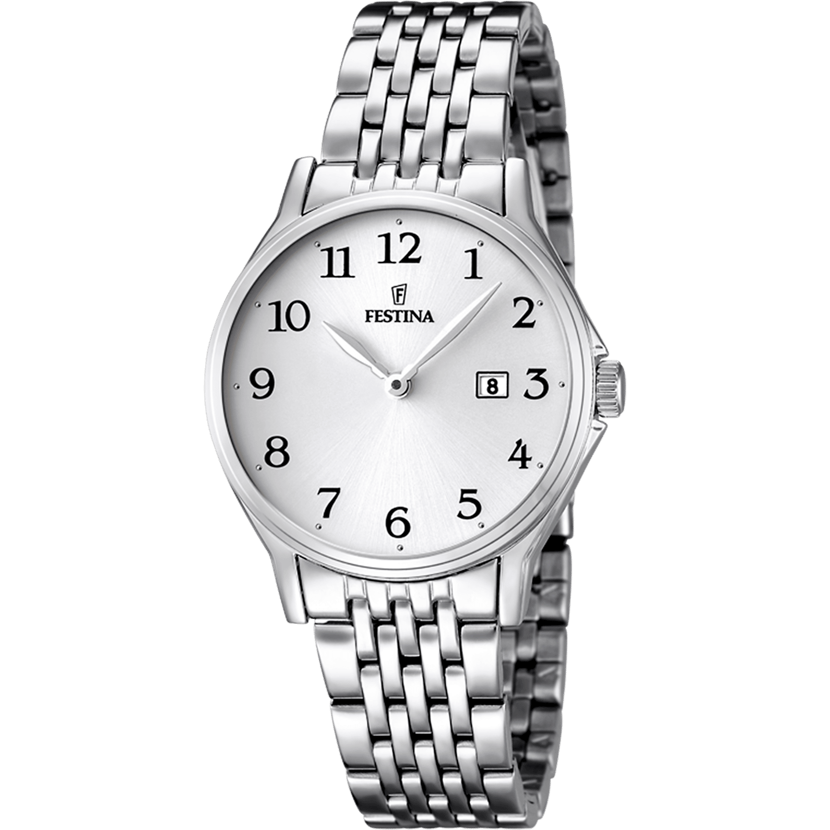 Festina Classics F16748/1 Damenuhr Weiß • Mineralglas • Japanisches Quarzwerk