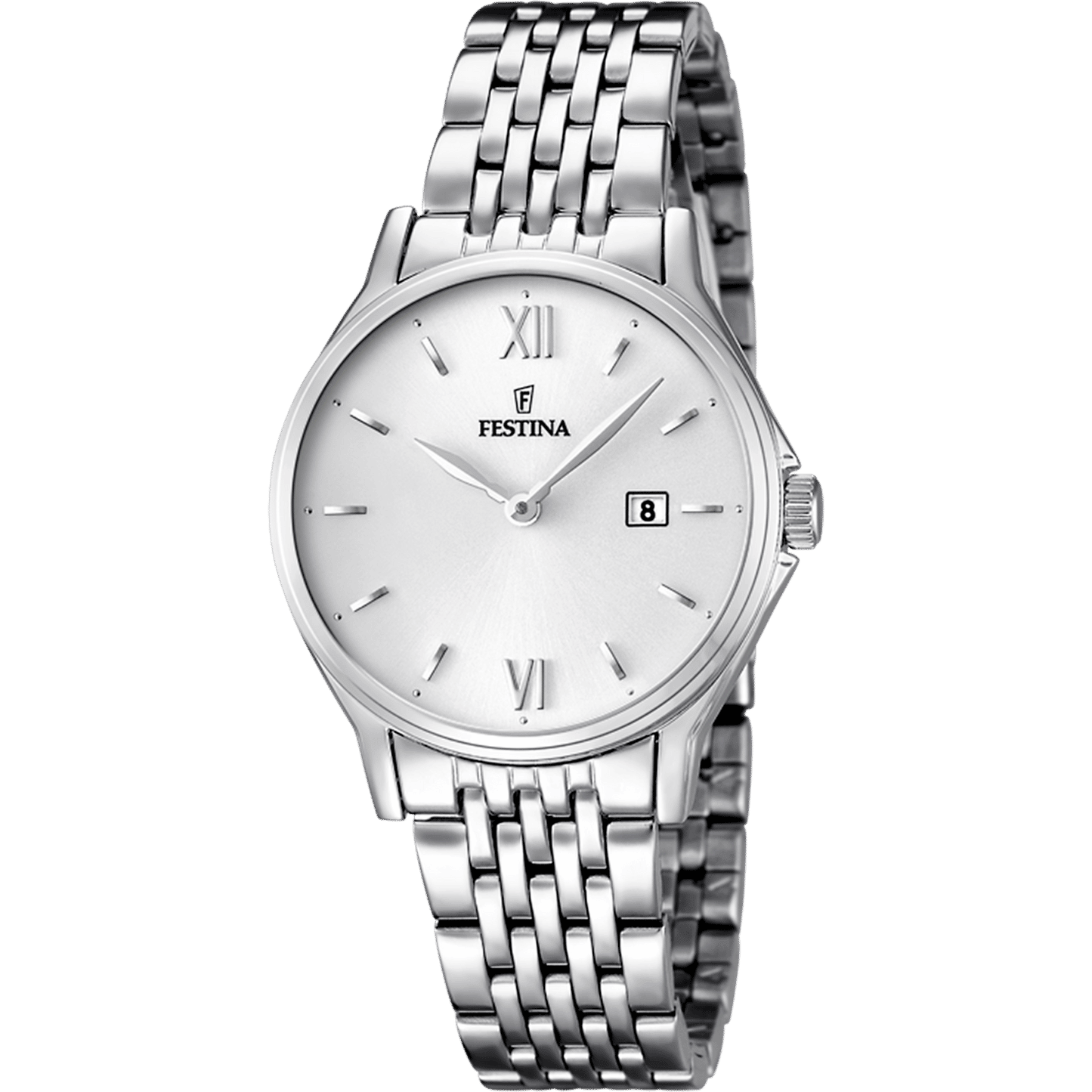 Festina Classics F16748/2 Damenuhr Weiß • Mineralglas • Quarzwerk